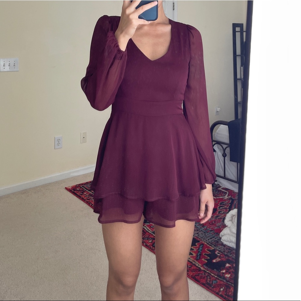 altar'd state wine red romper